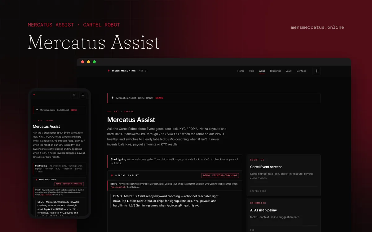 Mercatus Assist chat screenshot